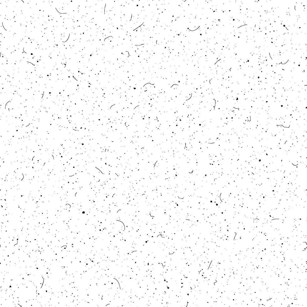 Black particles seamless background. Old dusty film texture. Grunge specks, scratches, dots and flecks repeating wallpaper. Vintage rough dirty overlay. Gritty sandy noise distressed effect vector