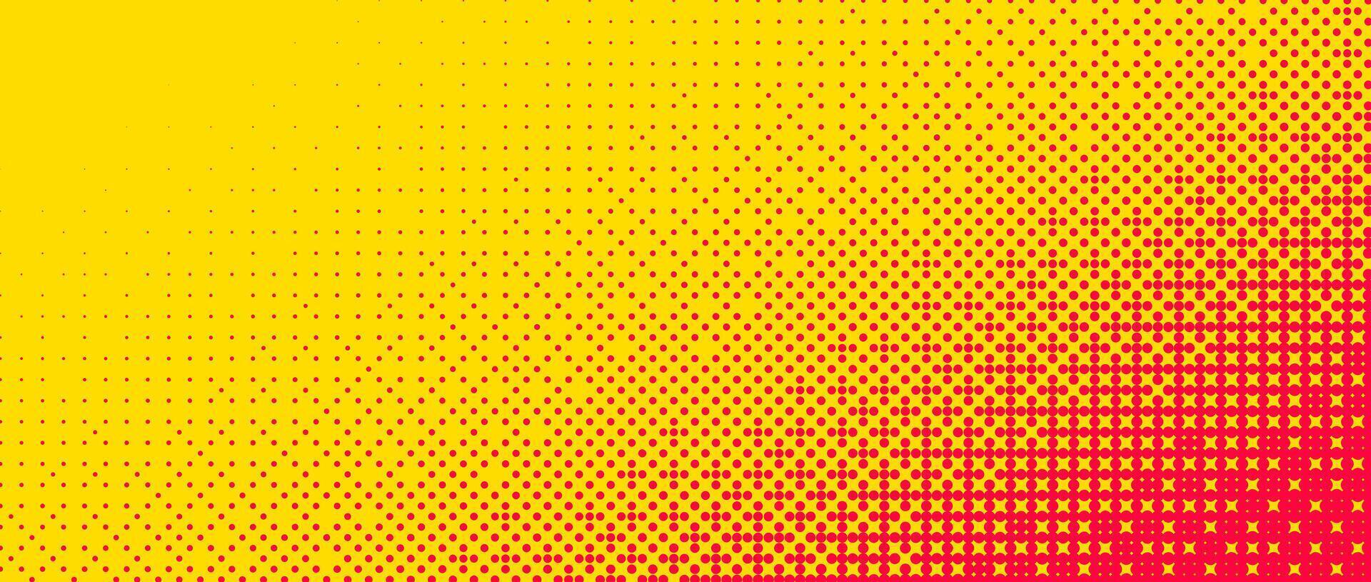 Pixelated corner gradient texture. Yellow orange dither diagonal pattern background. Abstract glitch pattern. 8 bit game screen wallpaper. Pixel art retro illustration. Bitmap backdrop vector