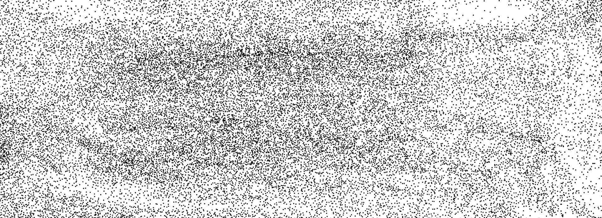 Abstract sandy grain texture. Stipple grit noise background. Distress dust particles overlay. Grunge dotted sand backdrop. Stone specks, speckles, granules wallpaper. Dotwork grit print texture vector