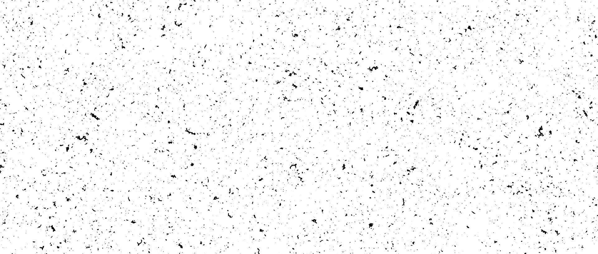Black and white mottled seamless pattern. Small dirty grunge sprinkles, particles, dots and spots texture. Noise grain repeating background. Overlay random grit wallpaper. Dust backdrop vector