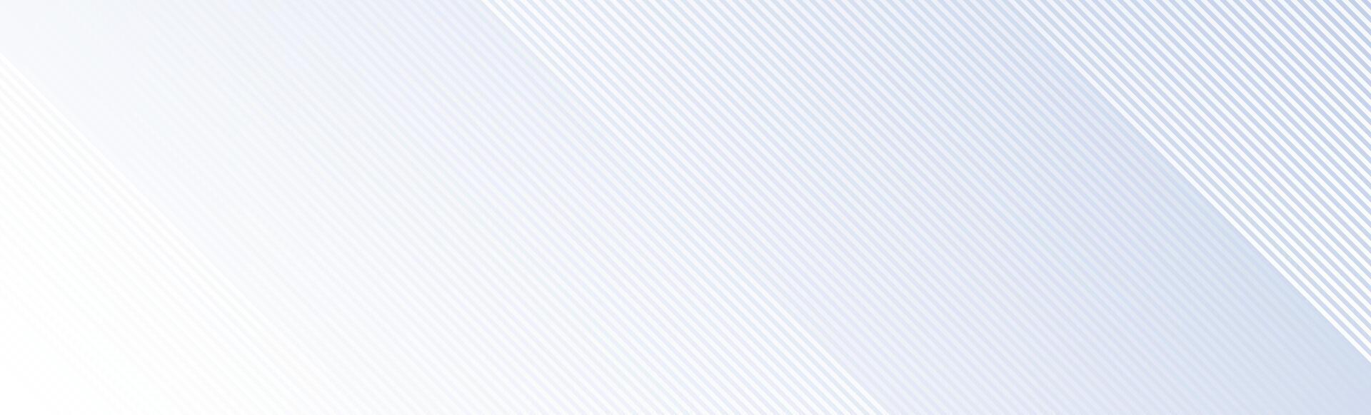 Light blue diagonal gradient line footer background. Abstract grey oblique stripe wallpaper. Wide geometric universal header. Tech backdrop for flyer, poster, banner, brochure, booklet, leaflet vector