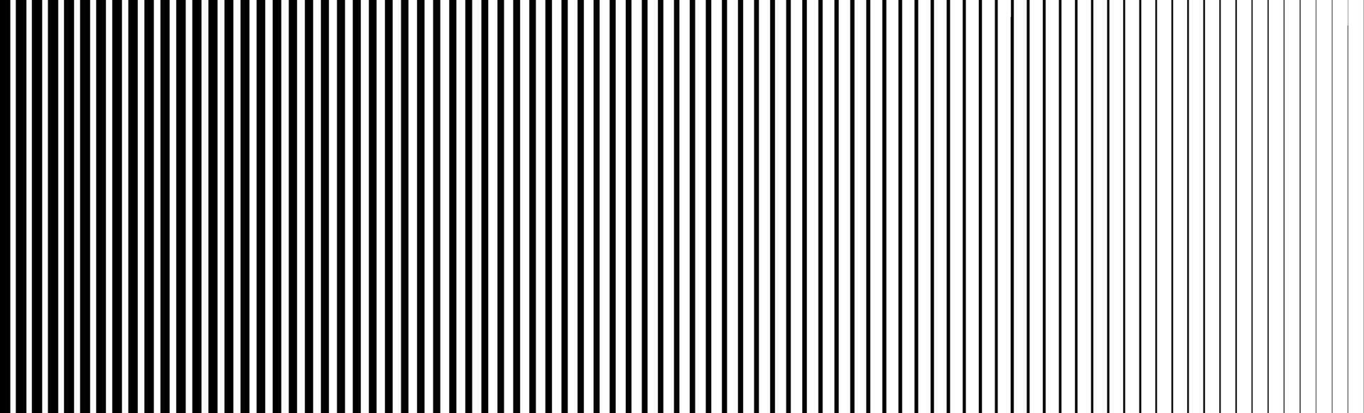 Thin line halftone gradation texture. Faded vertical stripe gradient background. Repeating wide pattern backdrop. Black parallel lines wallpaper for overlay, print, cover, graphic design. vector