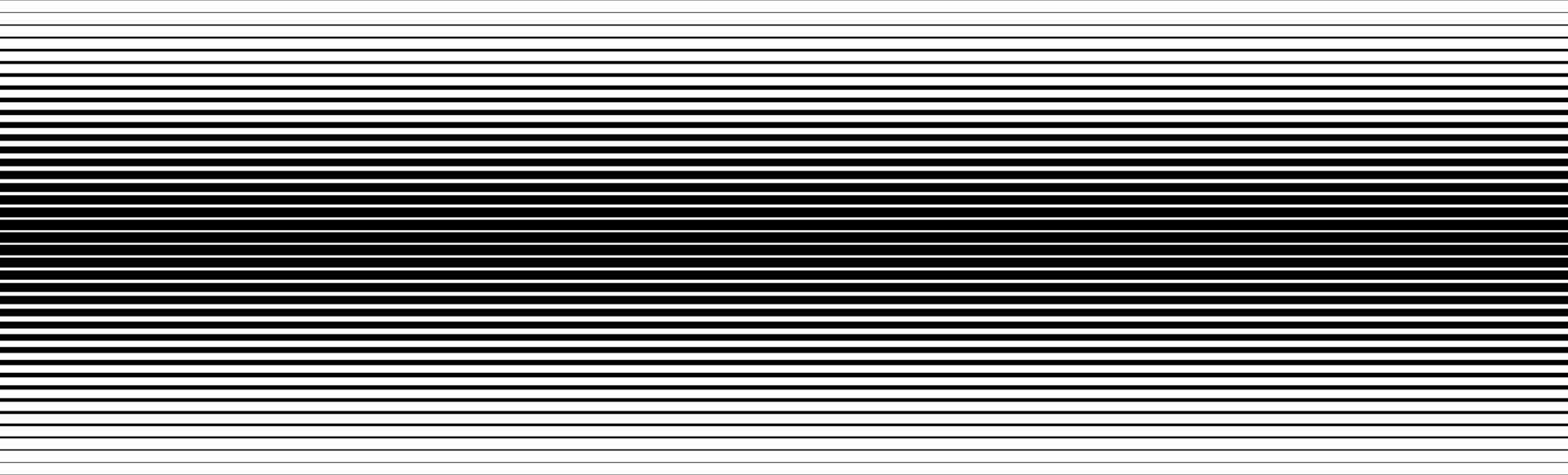 Line halftone gradation texture. Fading horizontal stripe gradient background. Repeating wide pattern backdrop. Black parallel thin line wallpaper for overlay, print, cover, graphic design. vector