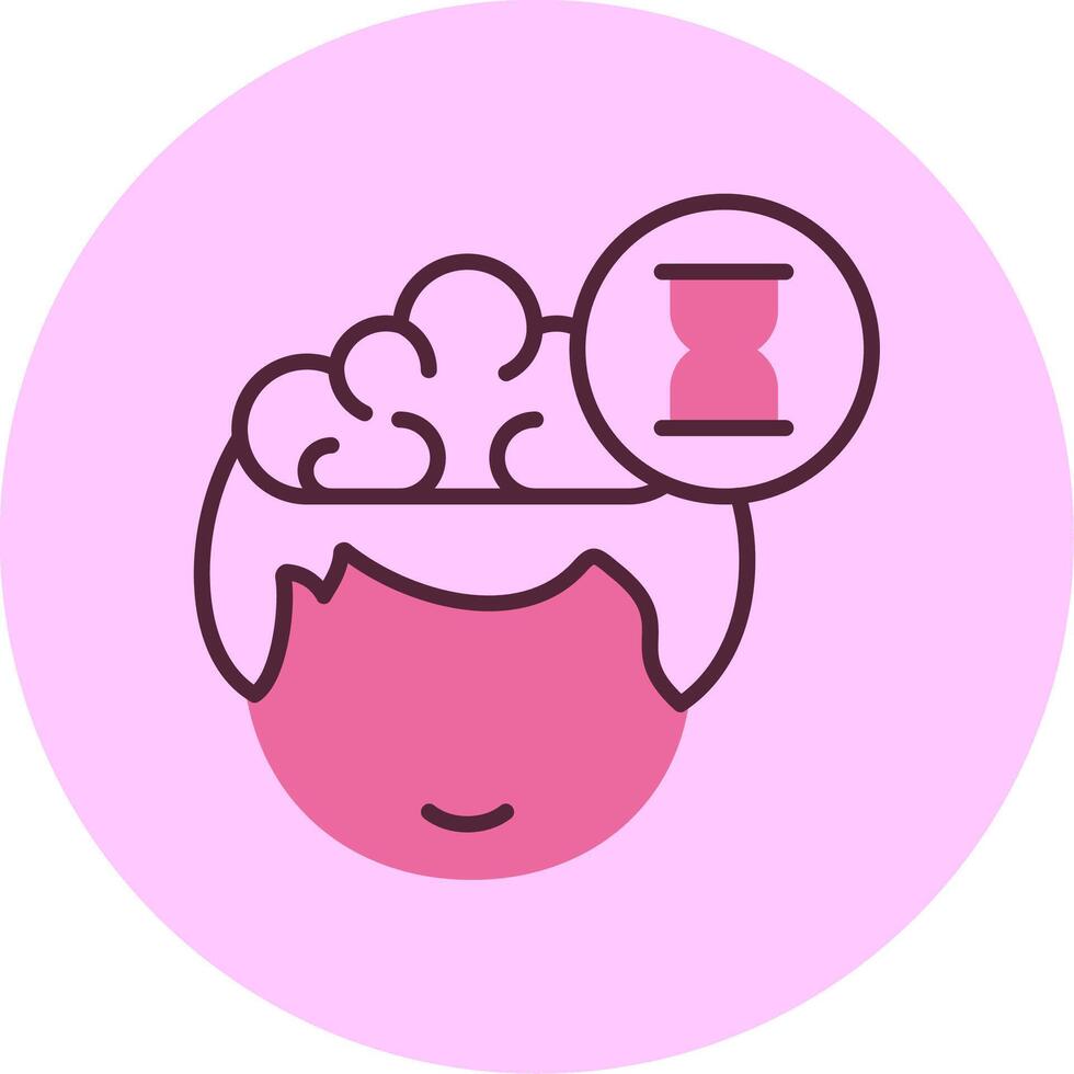 Timer Human Face Line Mix Circle vector