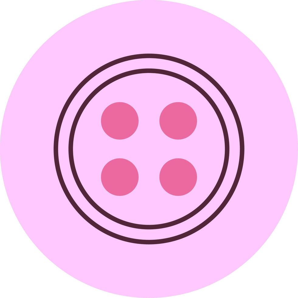 Dots More Line Mix Circle Icon vector