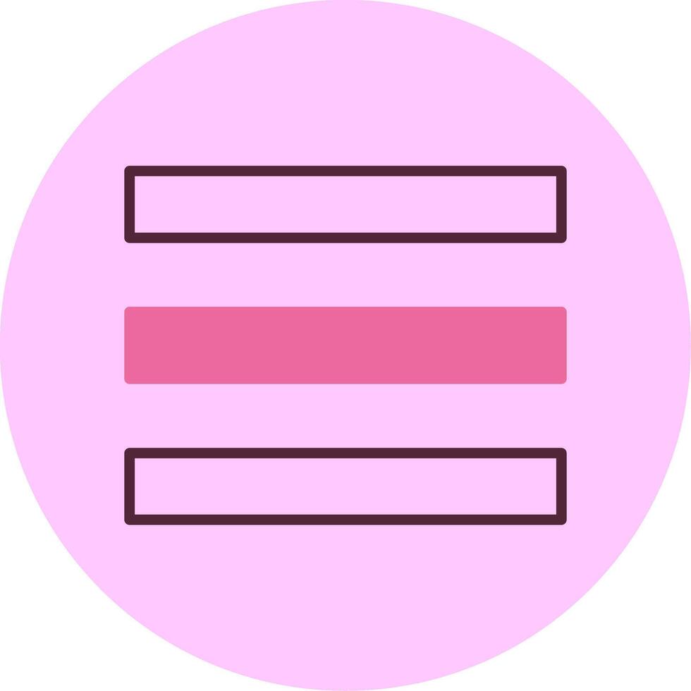 More Line Mix Circle Icon Design vector