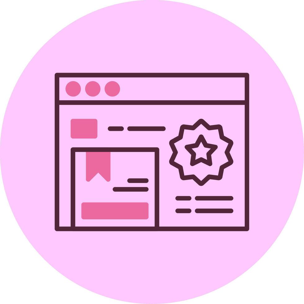 Featured Brand Minimsl Mix Circle Icon vector