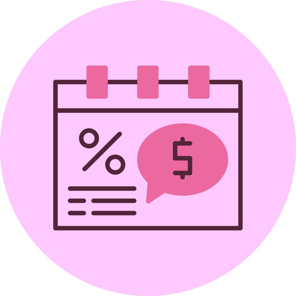Seasonal Sale Minimsl Mix Circle Icon vector