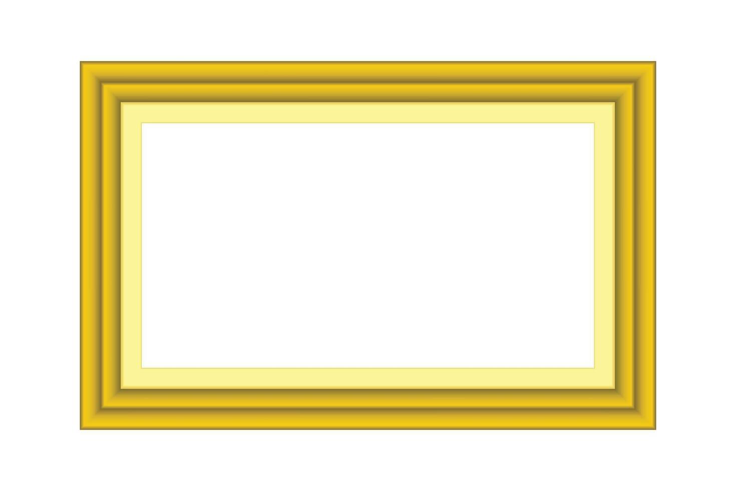 Realistic frame mockup golden black white empty square rectangle border blank poster on wooden wall background photo art presentation exhibition template in elegant interior room vector
