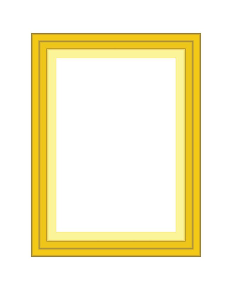 Realistic modern frame mockup golden white empty square rectangle border blank poster on wooden wall background photo art presentation exhibition template in elegant interior room vector
