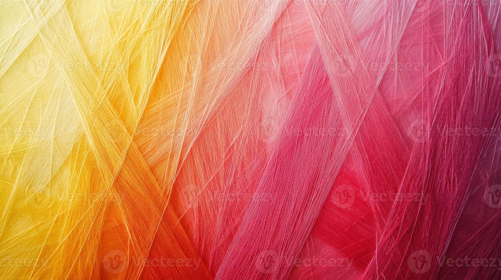 Colorful threads weaving a vibrant tapestry of warm hues photo