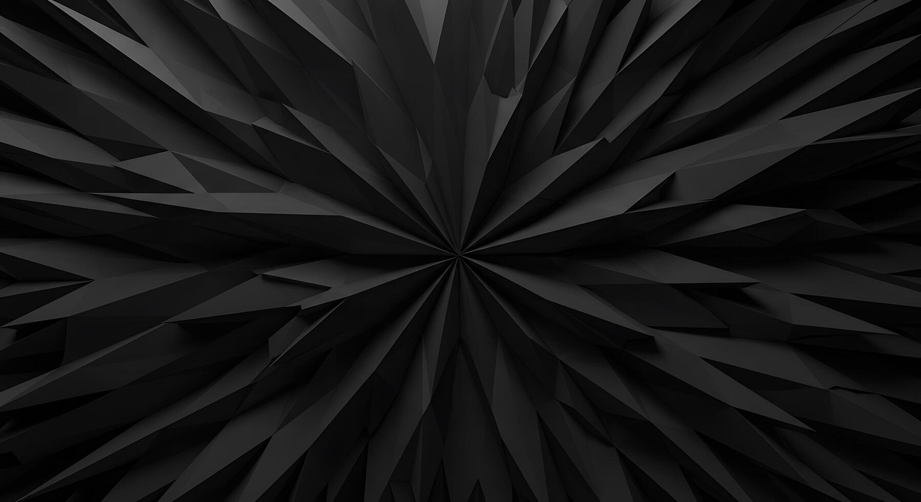 Abstract black background with many triangles photo