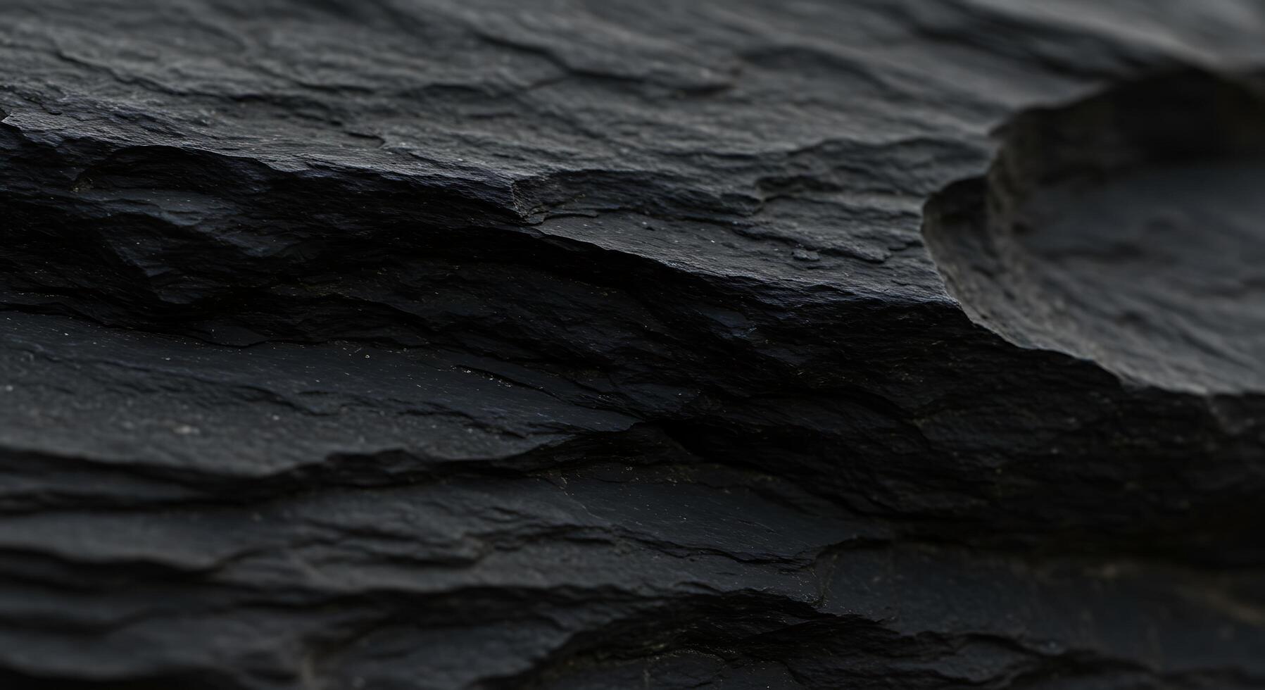 A close up of a rock with a hole in it photo