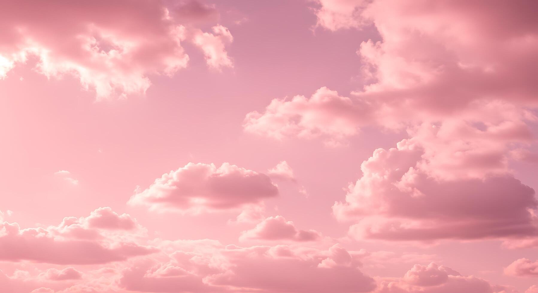 A pink sky with clouds and pink clouds photo