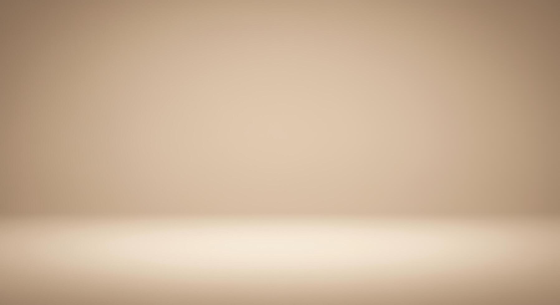 Empty room with beige background photo