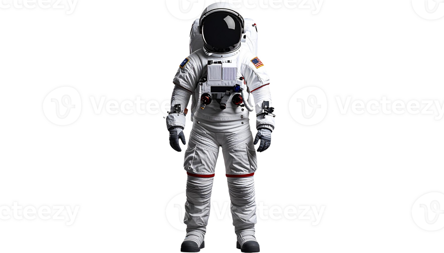 Astronaut in White Spacesuit, Space Exploration png
