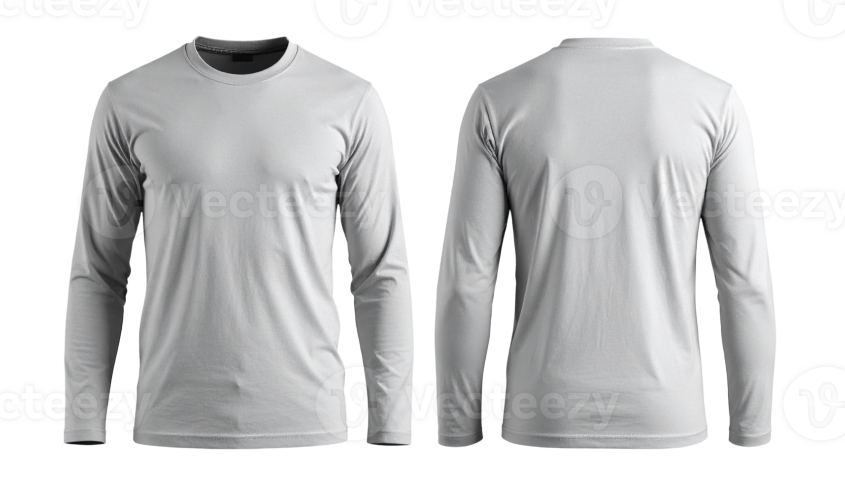 Heather Gray Long Sleeve T Shirt png