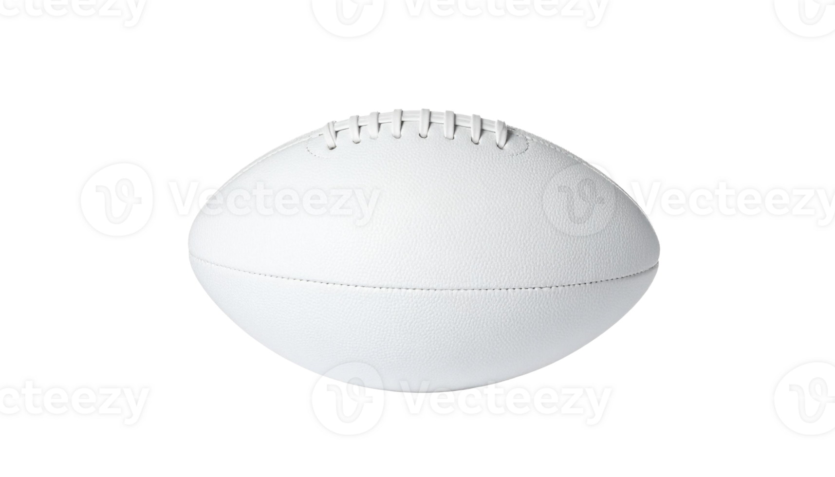White Leather American Football Close Up png