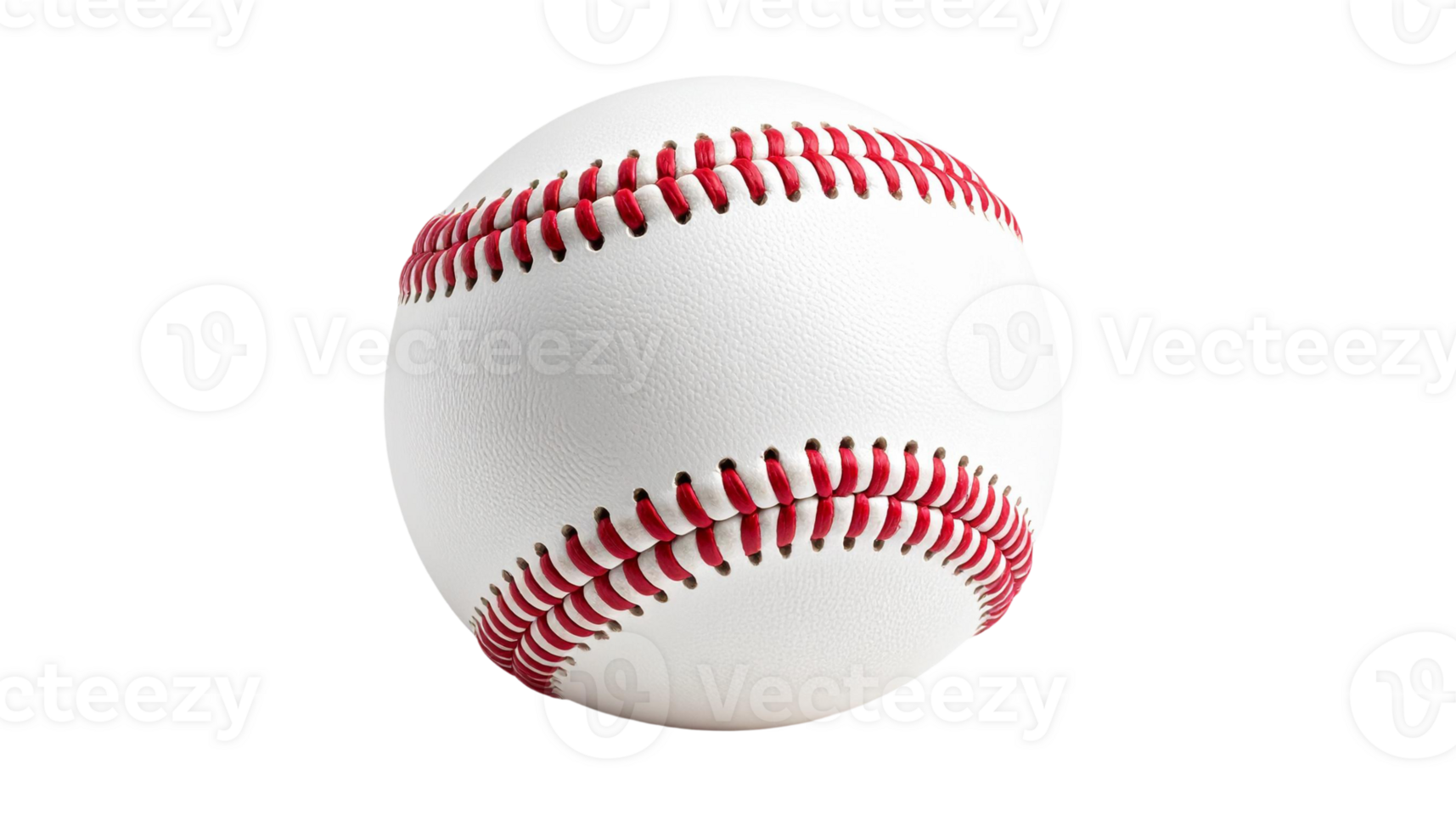 Classic Baseball Red Stitching Close Up png