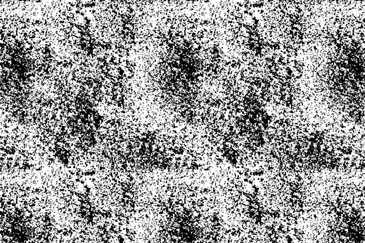 Monochrome distressed grunge texture with black and white speckles. vector