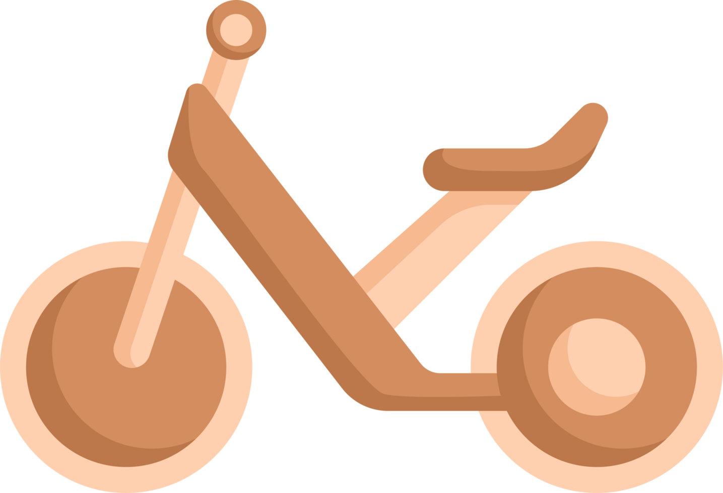 Balance Bike Flat Design Illustration png