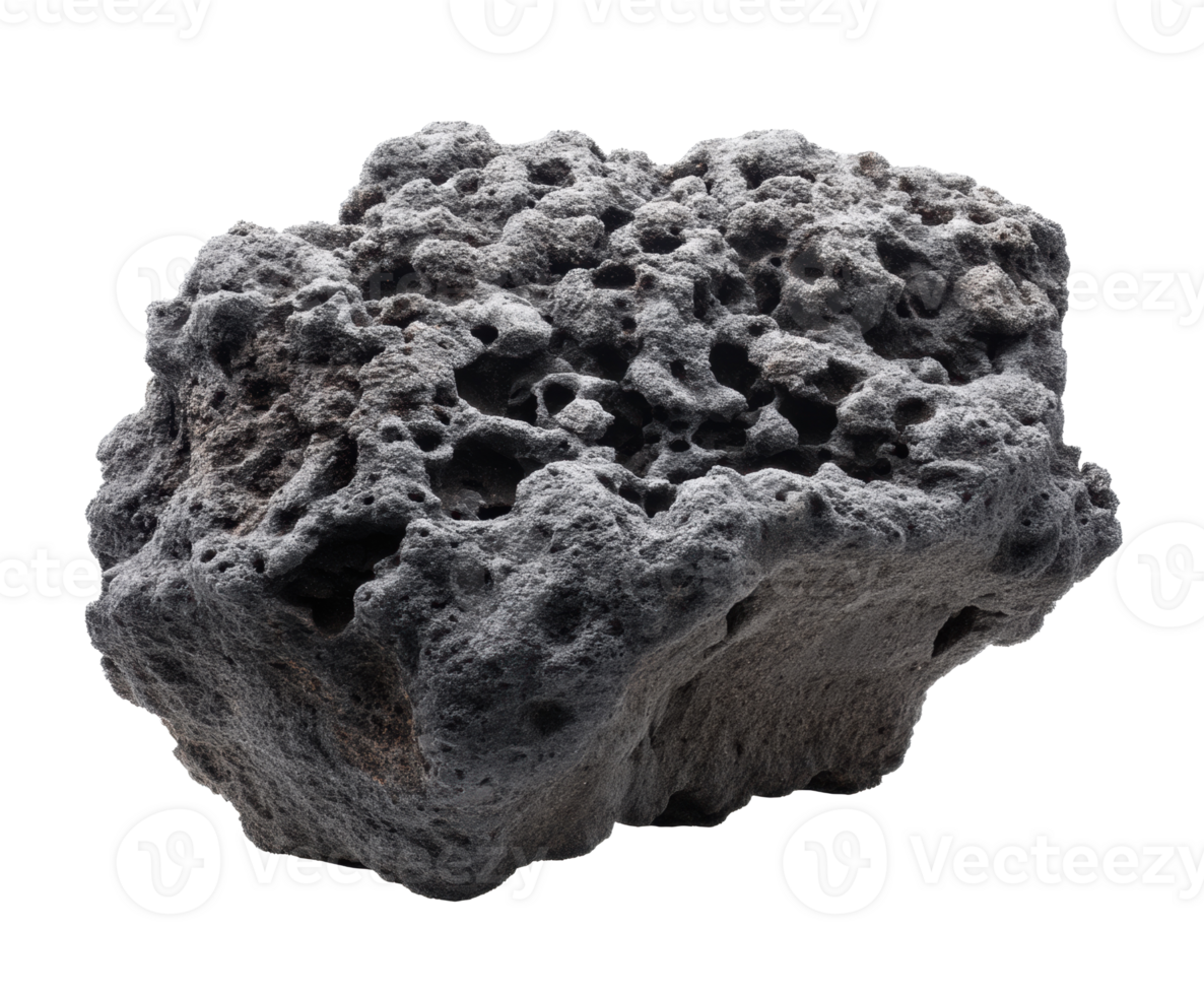 Unique volcanic rock for natural decor and landscaping projects png
