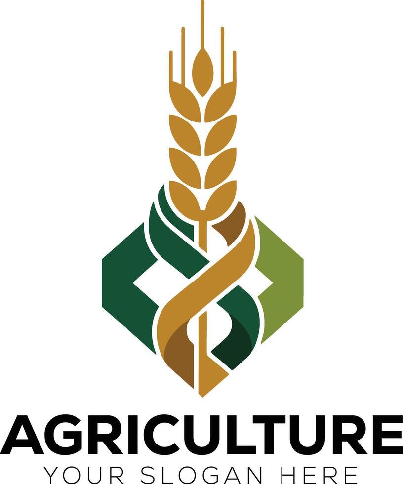 agriculture company logo vector