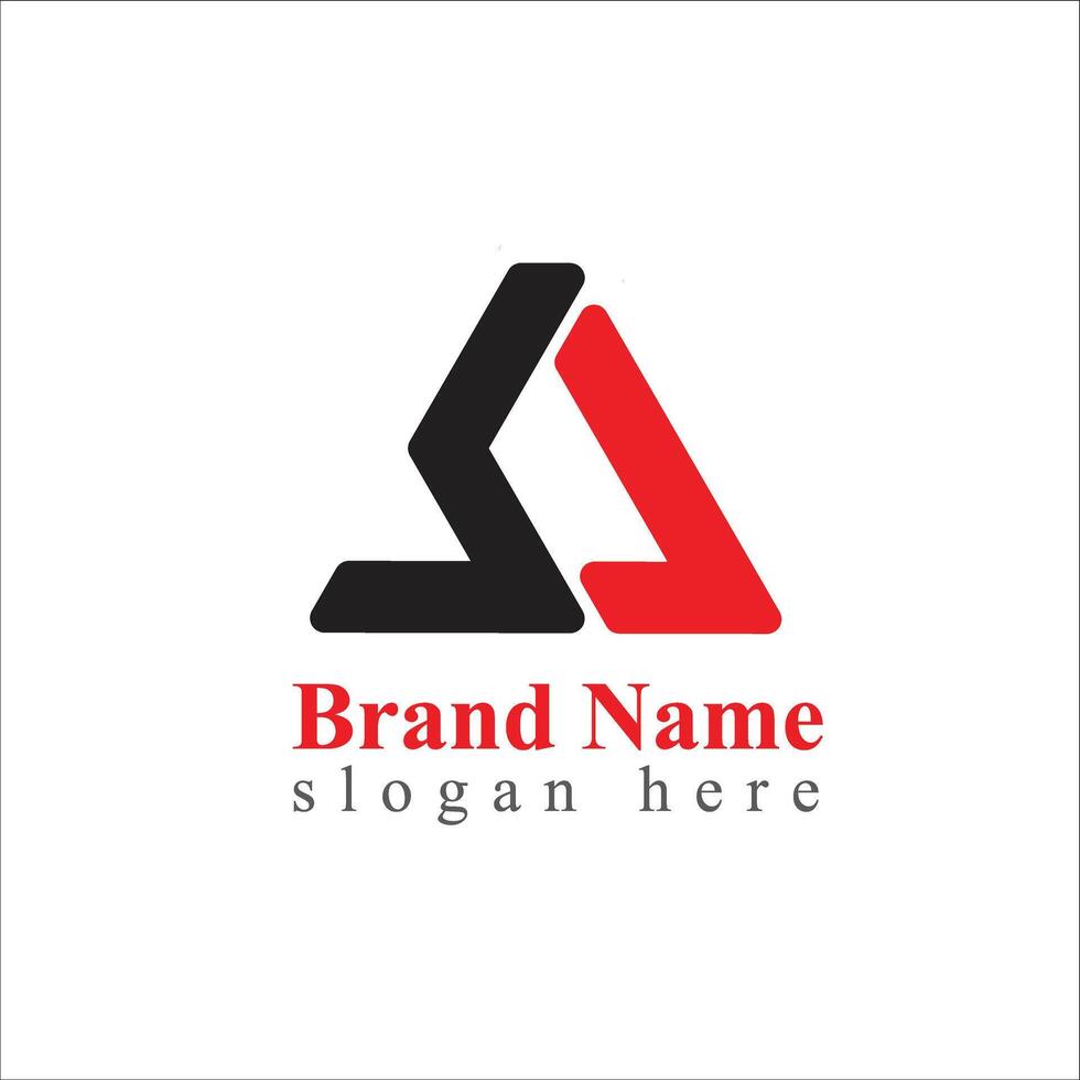 SA letter logo icon symbol template design vector