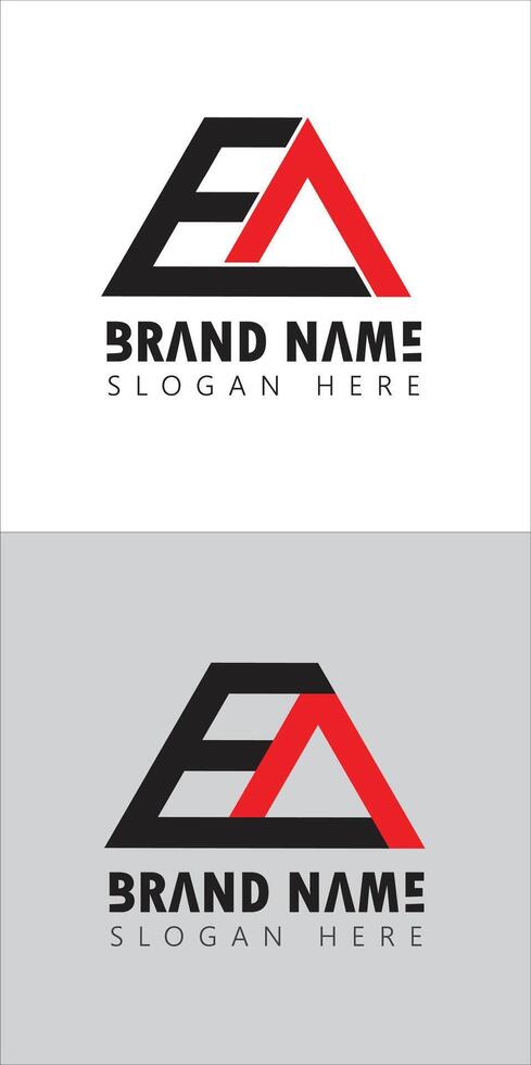 EA letter logo design images icon vector