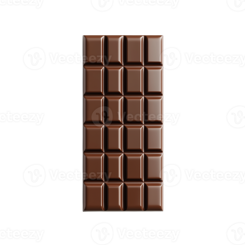 Swiss chocolate bar isolated on a clean showcasing its rich texture png