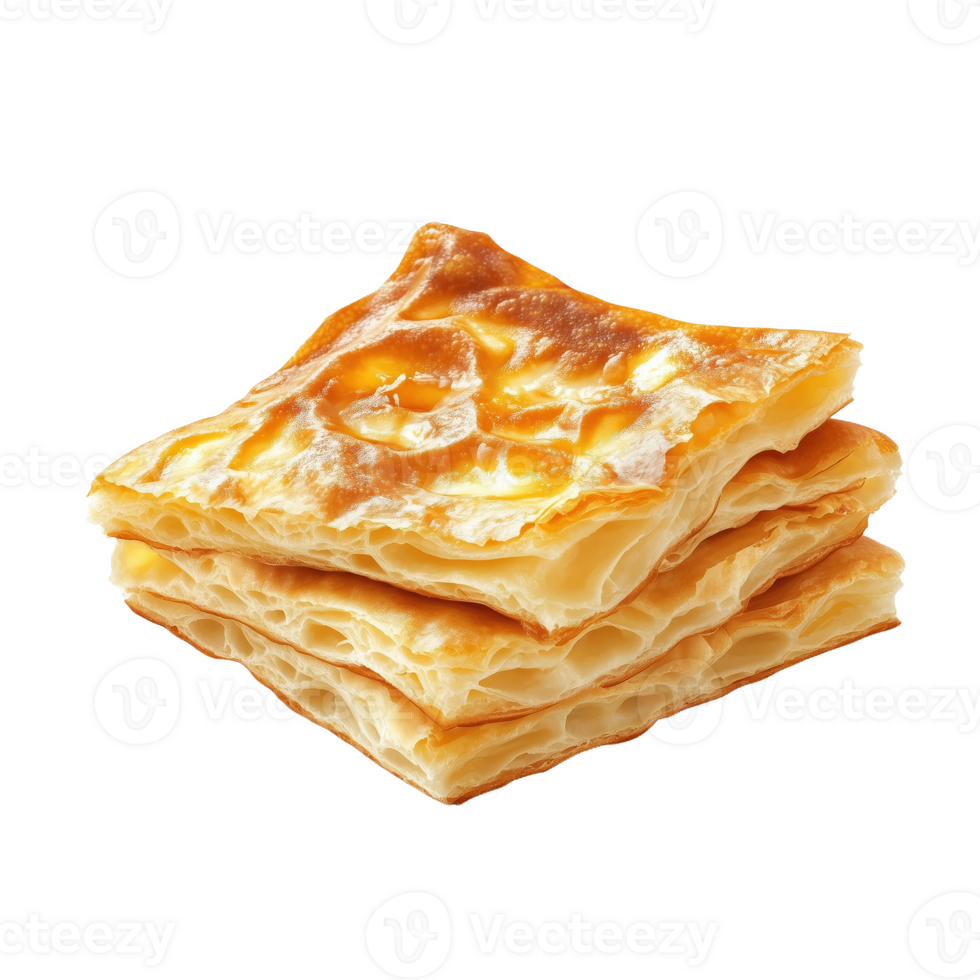Delicious detailed Serbian palacinke stacked on a white plate ready to be served png