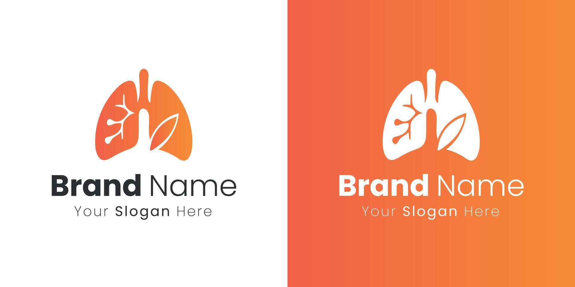 Innovative Lungs Health Care Medical Logo Design Inspiration For Your Business vector
