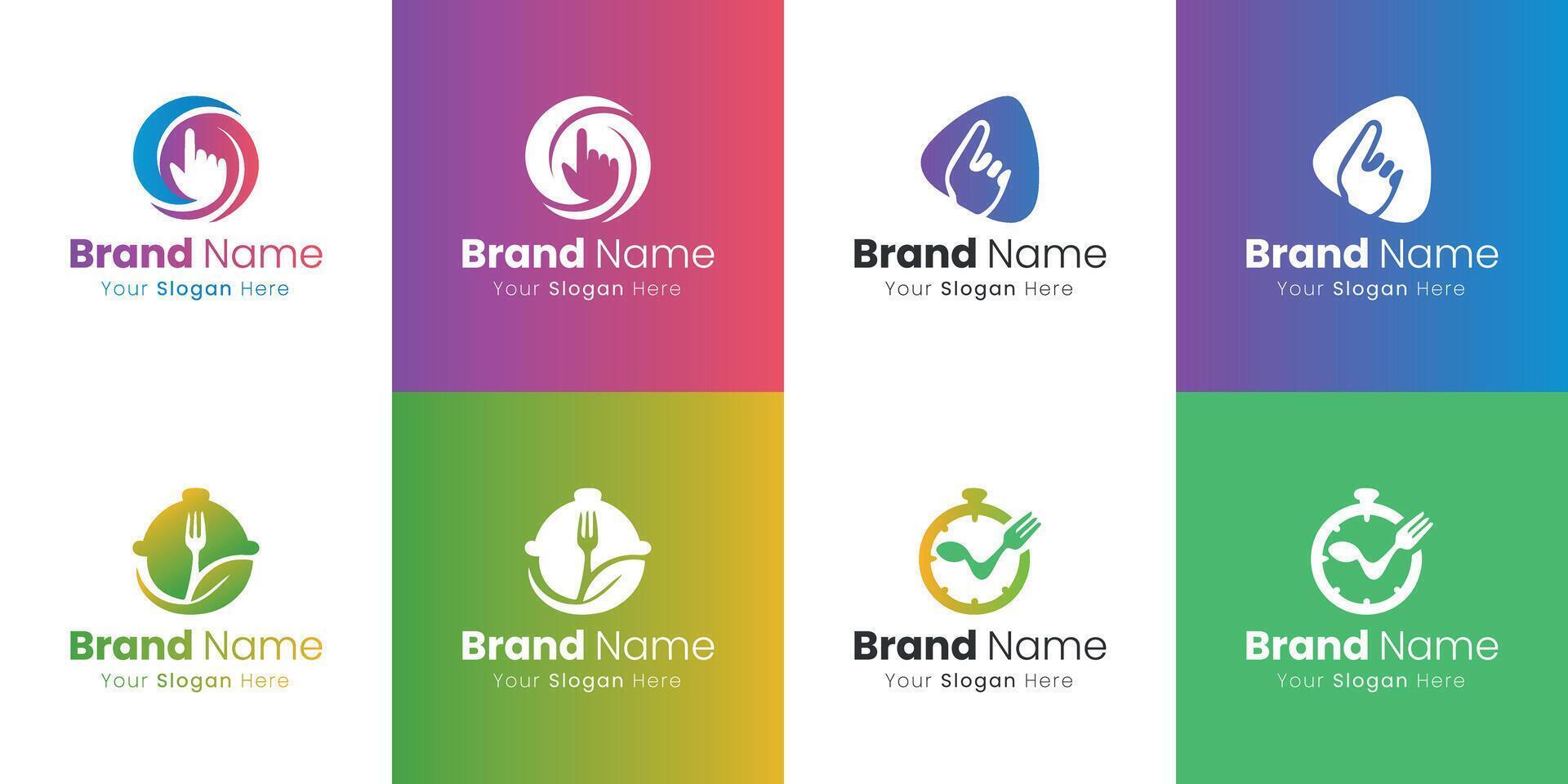 Creative Brand Identity Logo Design For Diverse Business Needs vector