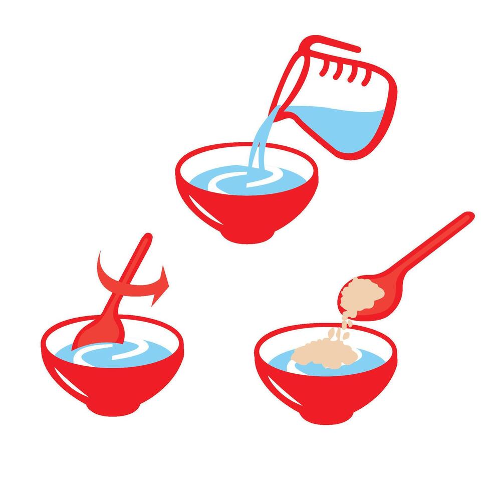 serve food icon set vector