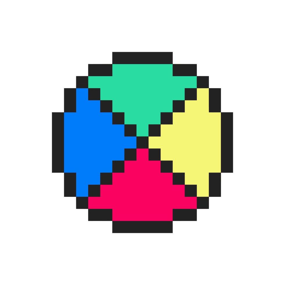round abstract shape vector