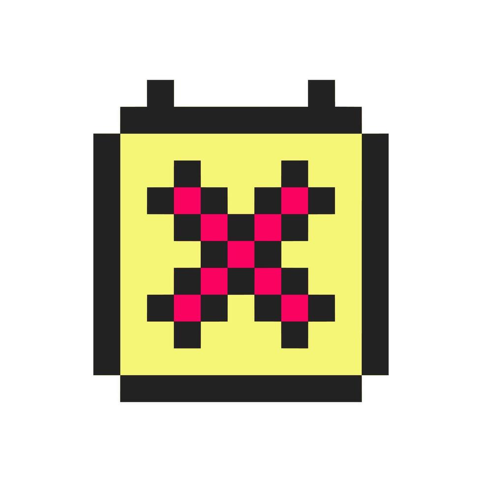 cross symbol sign retro vector