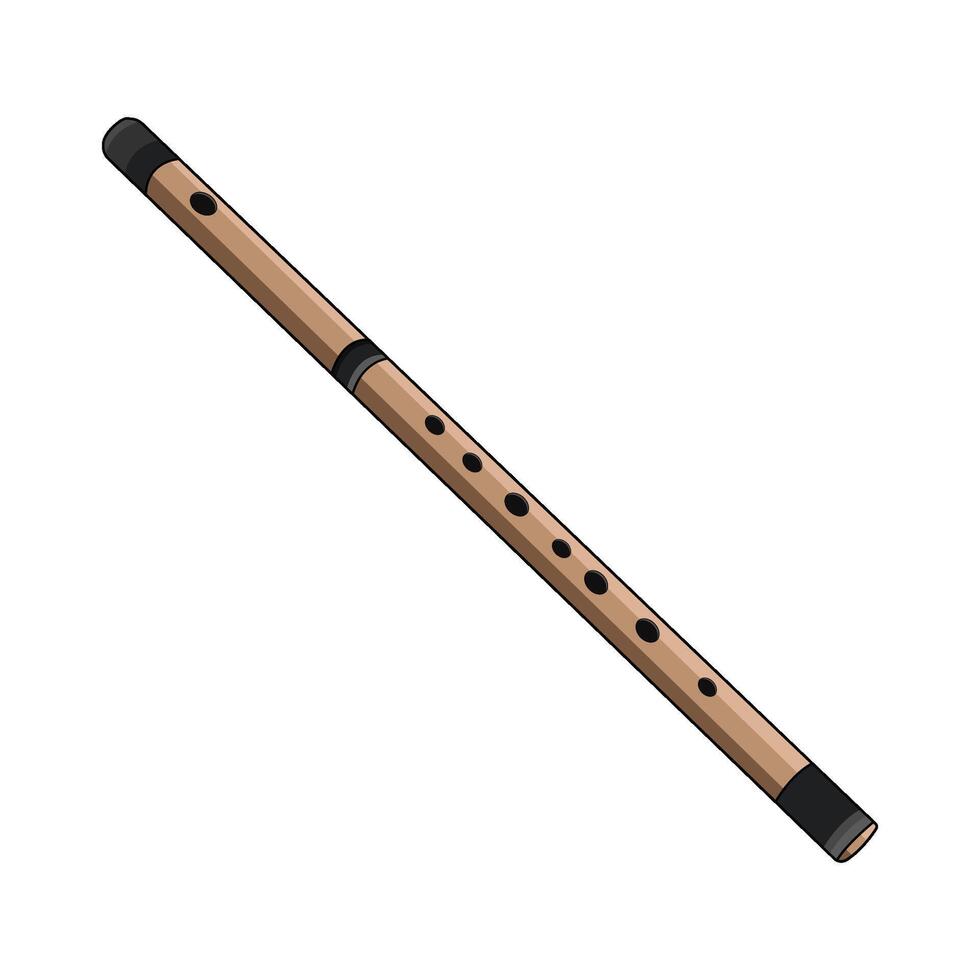 illustration of a flute vector