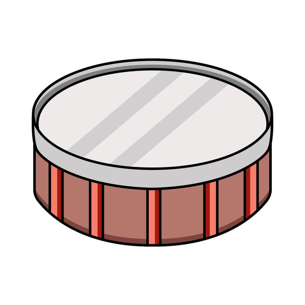 illustration of A Snare Drum vector