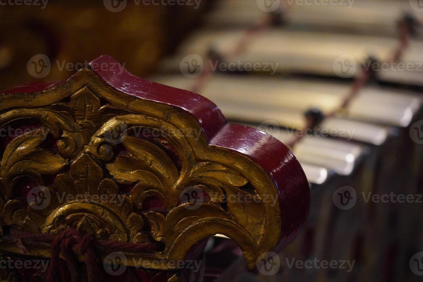 part of Indonesia traditional music instrument photo