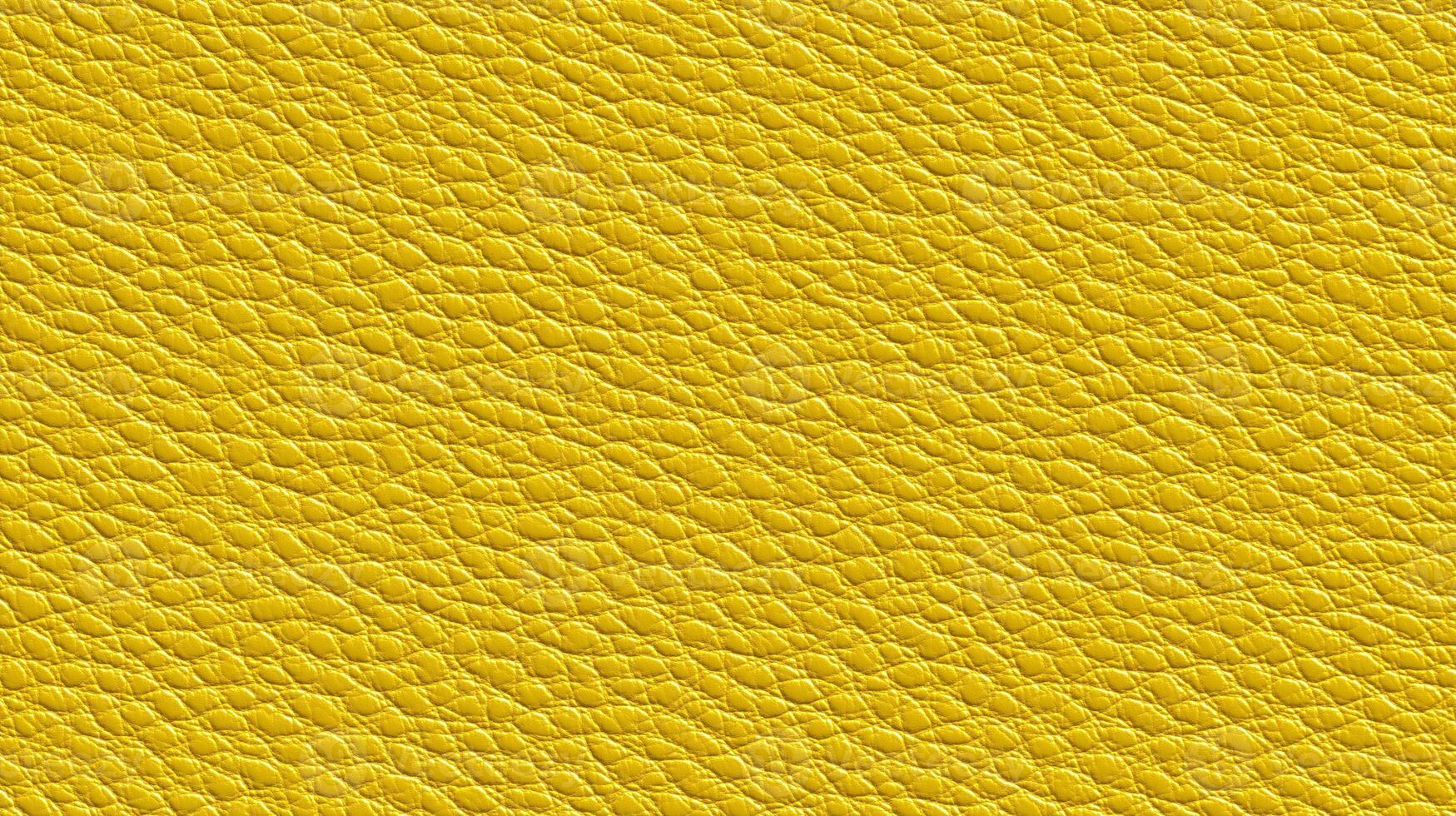 Seamless Yellow Leather Texture photo