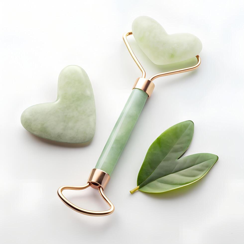 Gua Sha Tool Photo on White Background