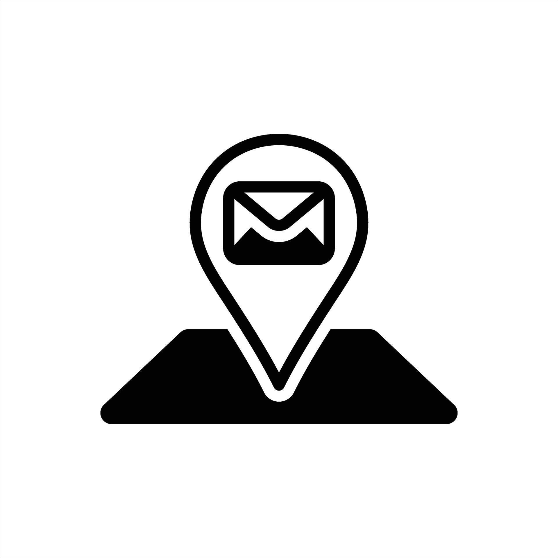 Solid icon address 68015564 Vector Art at Vecteezy