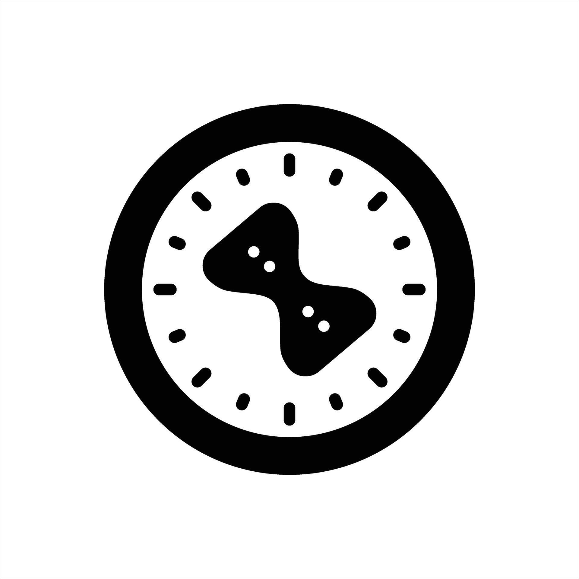 Solid icon time-wall 68015602 Vector Art at Vecteezy