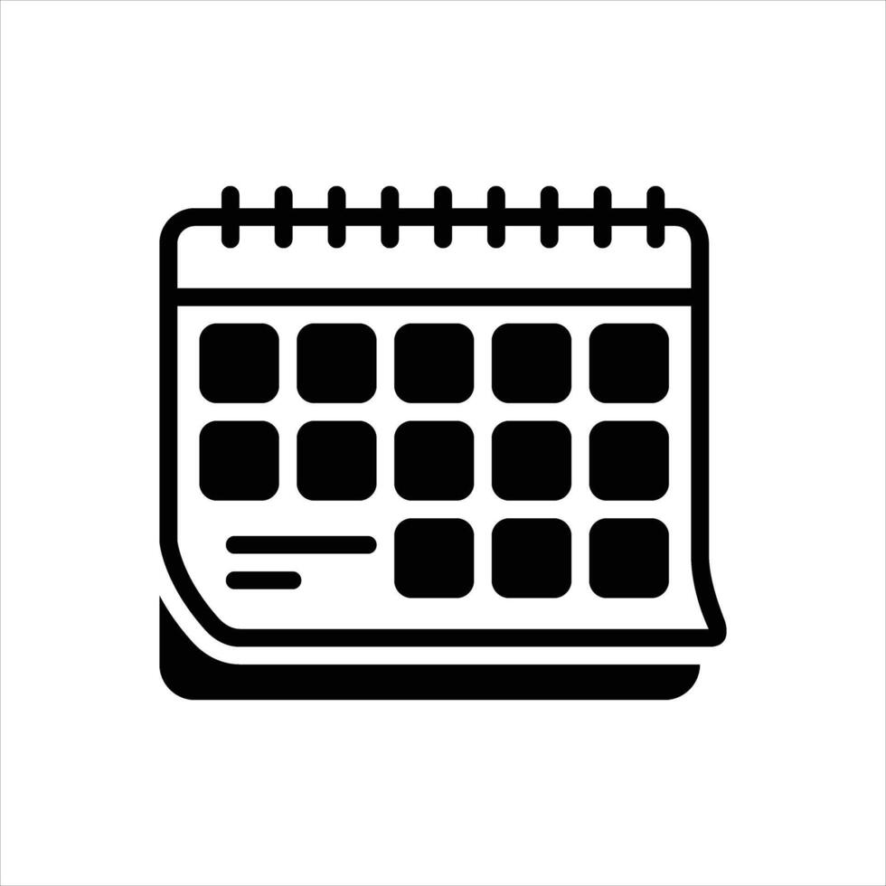 Solid icon year 68015697 Vector Art at Vecteezy