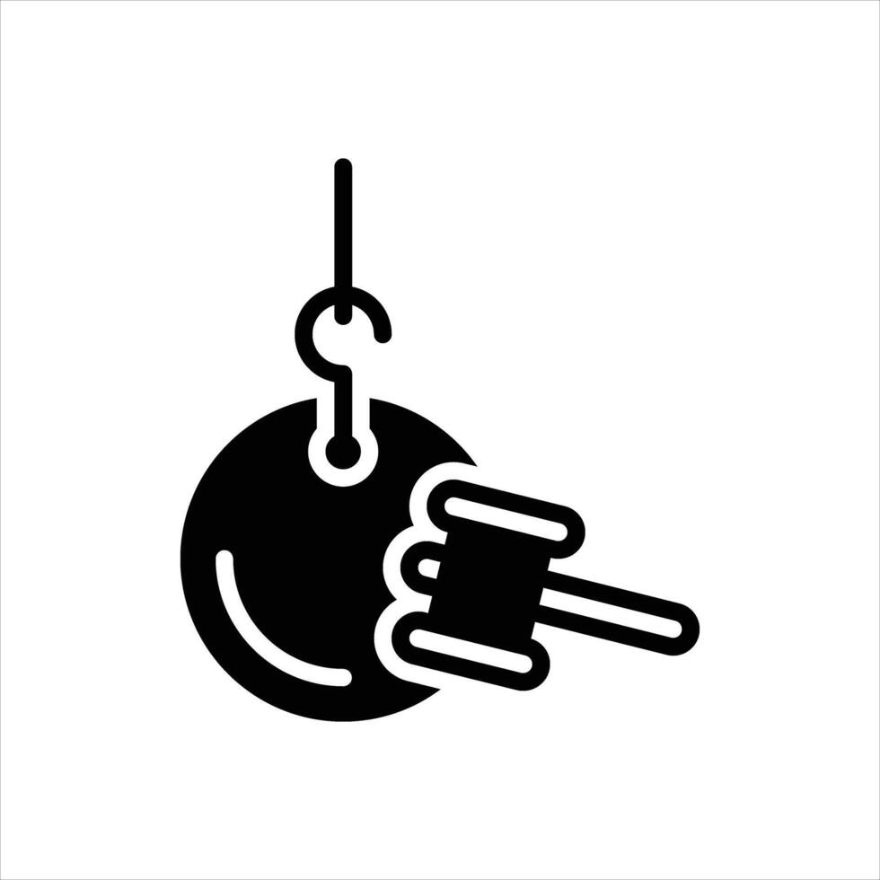 Solid icon school-bell vector