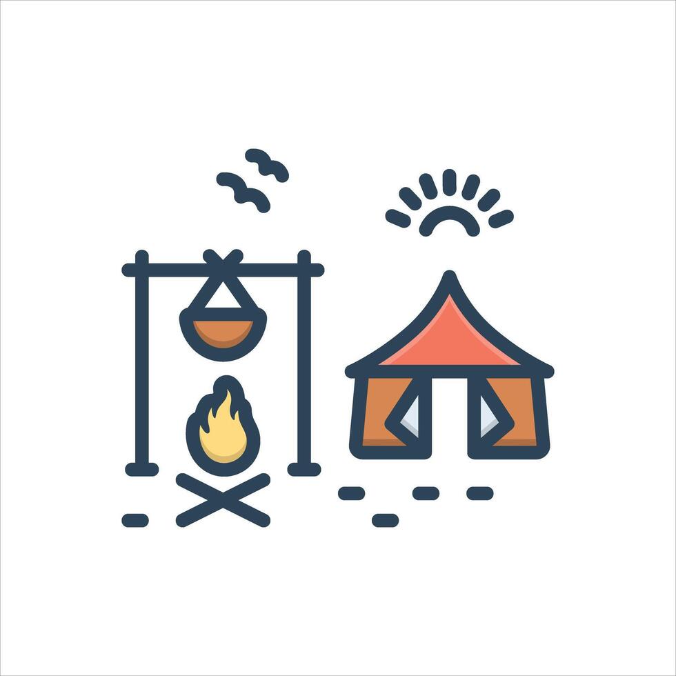 color icon survival vector