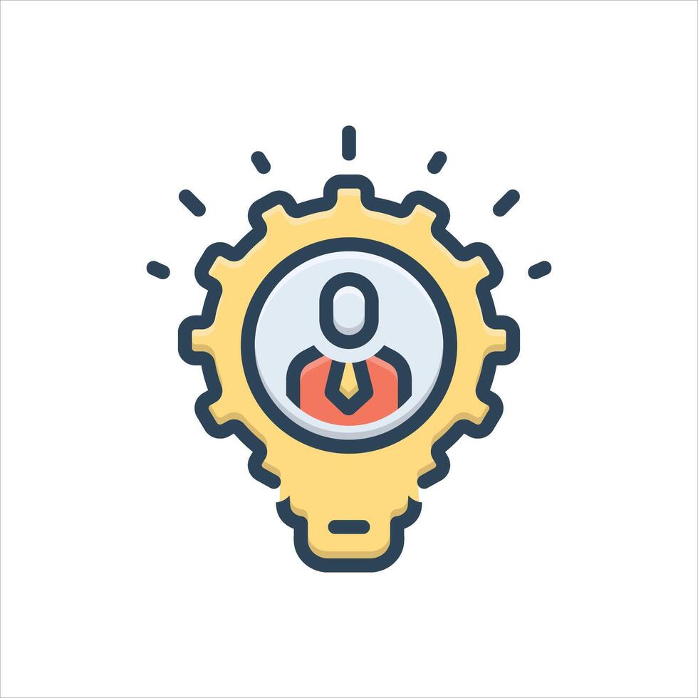 color icon skills vector