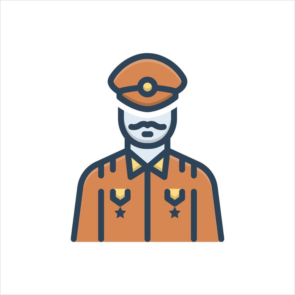 color icon veteran vector
