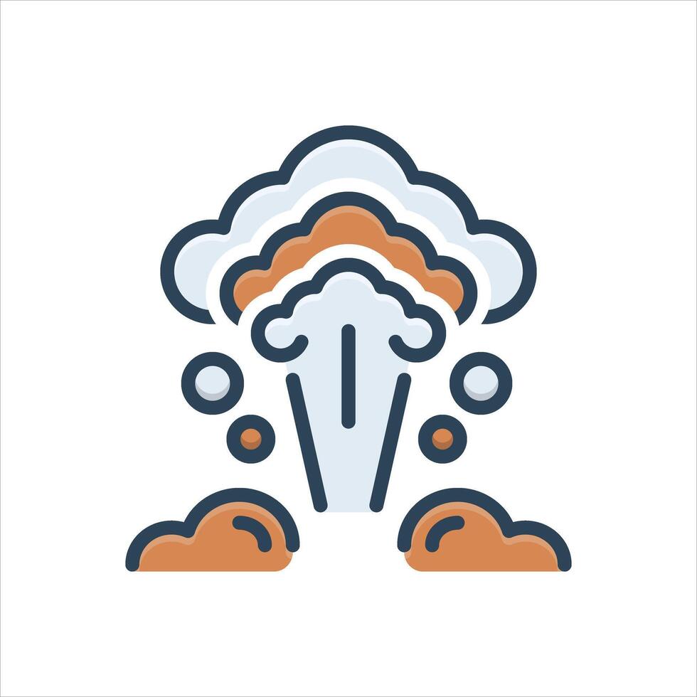color icon explosion vector