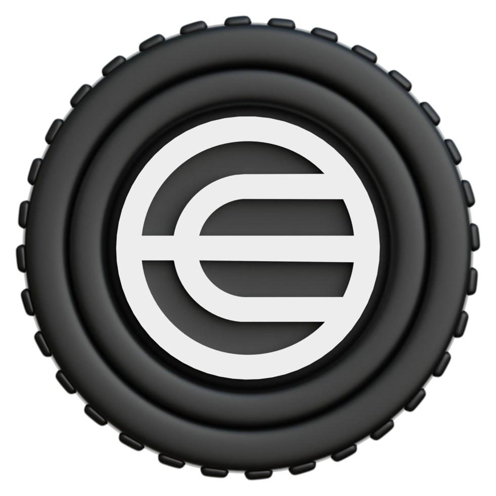 Worldcoin Coin Crypto 3d Illustration png